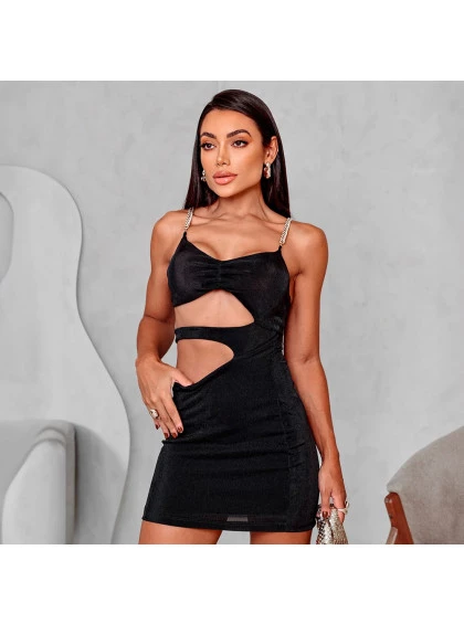 Vestido Chocolate Doce Laryssa Preto 