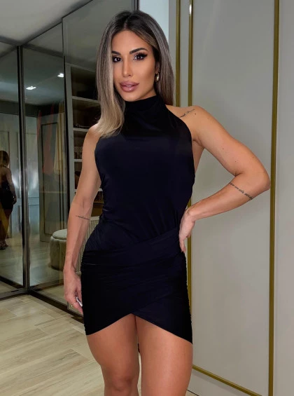 Vestido Chocolate Doce Lumiere Preto
