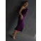 Vestido Chocolate Doce Solare Uva