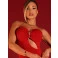 Vestido Chocolate Doce Fortuna Vermelho