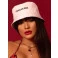 BUCKET HAT DUPLA FACE CHOCOLATE DOCE BRANCO