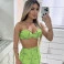 Conjunto Chocolate Doce Kiryaki Verde