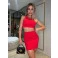 Conjunto Chocolate Doce Lali Vermelho