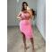 Conjunto Chocolate Doce Lyra rosa