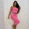 Conjunto Chocolate Doce Margo Rosa