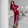 Conjunto Chocolate Doce Tricot Vermelho
