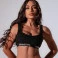Cropped Chocolate Doce Freja Preto
