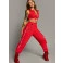 CROPPED LARA BABY POWER CHOCOLATE DOCE VERMELHO