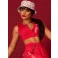 CROPPED LARA BABY POWER CHOCOLATE DOCE VERMELHO
