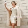 Vestido CD tomara que cai Off White
