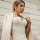 Vestido CD tomara que cai Off White