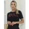 T-shirt Leão Doce Preto