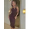 Vestido Chocolate Doce Abigail Marrom