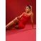 Vestido Chocolate Doce Abigail Vermelho