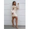 Vestido Chocolate Doce Afrodite Dourado