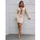 Vestido Chocolate Doce Afrodite Dourado