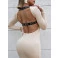 Vestido Chocolate Doce Afrodite Dourado