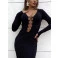Vestido Chocolate Doce Afrodite Preto