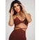 Vestido Chocolate Doce Agnes