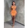 Vestido Chocolate Doce Anna Laranja