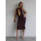 Vestido Chocolate Doce Brivah Marrom