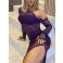 Vestido Chocolate Doce Caliope Uva