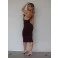 Vestido Chocolate Doce Calissa Marrom