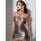 Vestido Chocolate Doce Coringa Prata