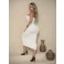 Vestido Chocolate Doce Essenza Off White