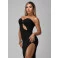 Vestido Chocolate Doce Fortuna Preto