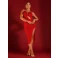 Vestido Chocolate Doce Fortuna Vermelho