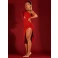 Vestido Chocolate Doce Fortuna Vermelho