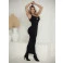 Vestido Chocolate Doce Longo Florelia