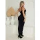 Vestido Chocolate Doce Longo Florelia