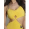 Vestido Chocolate Doce Marly Amarelo
