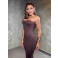 Vestido Chocolate Doce Marrom