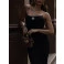 Vestido Chocolate Doce Midi Hibisco Preto