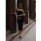 Vestido Chocolate Doce Midi Hibisco Preto