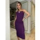 Vestido Chocolate Doce Midi Hibisco Uva