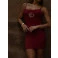 Vestido Chocolate Doce Prestige Vinho