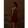 Vestido Chocolate Doce Prestige Vinho