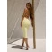 Vestido Chocolate Doce Subline Amarelo