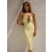 Vestido Chocolate Doce Subline Amarelo