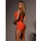 Vestido Chocolate Doce Suellen Laranja