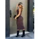 Vestido midi Chocolate Doce Mariah Chocolate