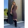Vestido midi Chocolate Doce Mariah Chocolate
