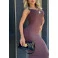 Vestido midi Chocolate Doce Mariah Chocolate
