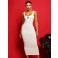 Vestido midi Chocolate Doce Mariah Off White