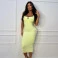 Vestido midi Chocolate Doce Mariah Verde